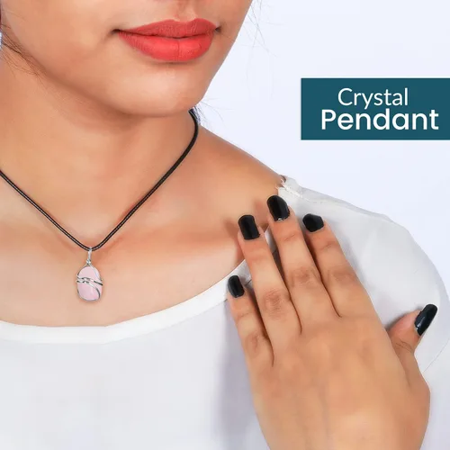Vista 12 de PYOR Collar con colgante curativo de Reiki de cristal, gemas de buena suerte, prosperidad, riqueza, piedras preciosas naturales, collares de buena