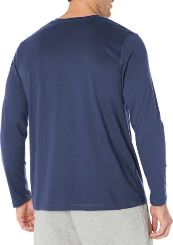 Vista 2 de Nautica Camiseta de pijama Henley de manga larga para hombre Índigo