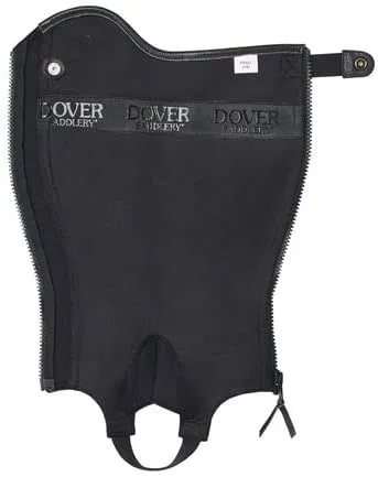 Vista 3 de Dover Saddlery Medias Chapas de cuero para mujer, Color Marrón, Tamaño Sm-Short