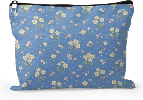 Vista 18 de Bolsa de maquillaje para mujer, Corazones de cactus de alpaca