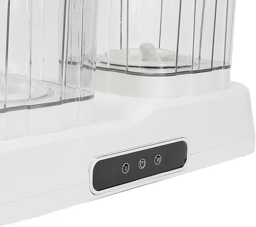 Vista 9 de Lavadora de ropa interior, diseño de bañera doble independiente, 360, lavado completo, mini lavadora de lavandería, 2 modos de limpieza, lavadora