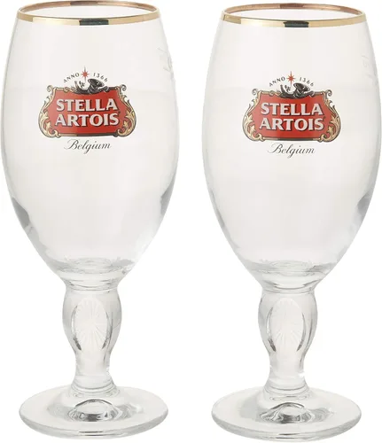 Vista 2 de Stella Artois Chalice - Set de regalo de 2 unidades - Producto oficial - 33 Cl / 11.2 oz