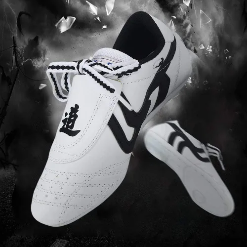 Vista 4 de Dayiss Artes marciales Taekwondo Zapatos Unisex Niños Adolescentes Deporte Ligero Zapatillas Zapatillas Boxeo Karate Zapatos para Taekwondo Kung Fu