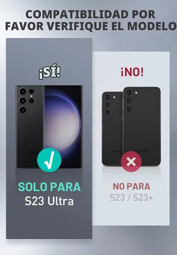 Vista 2 de i-Blason Cosmo Series - Funda para Samsung Galaxy S23 Ultra 5G (lanzado en 2023), diseño protector contra golpes, delgado y elegante, con protector