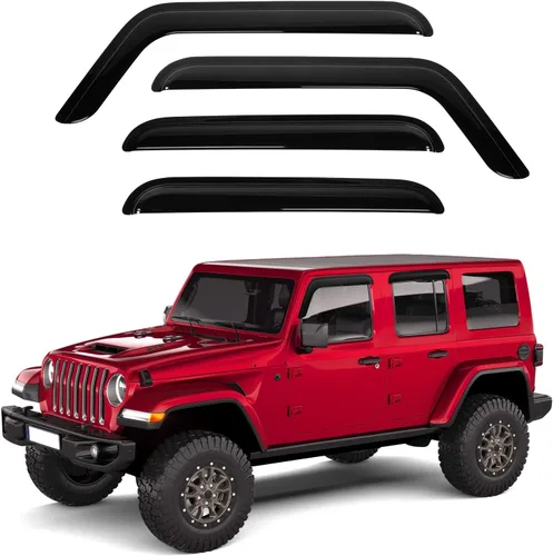 Vista 31 de Canvcle 4Runner - Protectores de lluvia – Viseras de ventana para Toyota 4Runner 2010-2024, deflectores de viento de ventana lateral con cinta