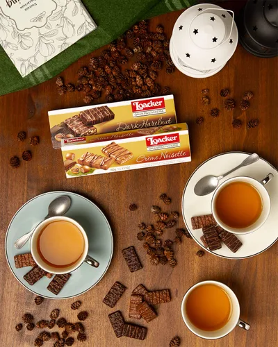 Vista 5 de Loacker Patisserie Crème Noisette, 100 g/3.53 oz.