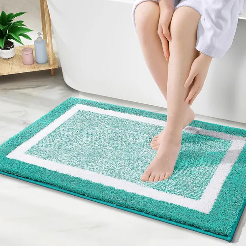 Vista 72 de OLANLY Alfombras de baño 24x16, tapetes de baño extra suaves y absorbentes de microfibra, antideslizantes, lavables a máquina, secan rápido