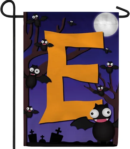 Vista 21 de Bandera de jardín con monograma de América Forever de 12.5 x 18 pulgadas, letra A de doble cara, banderas pequeñas para exteriores, fiestas, patio