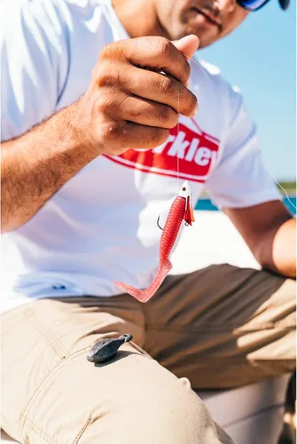 Vista 6 de Berkley Gulp! Cebo suave de pesca con larva para agua salada Blanco