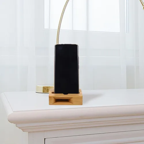 Vista 9 de NUOBESTY Soporte de teléfono de madera con amplificador de sonido, soporte universal para teléfono móvil, 3.93 x 2.36 x 1.18 pulgadas, amplificador