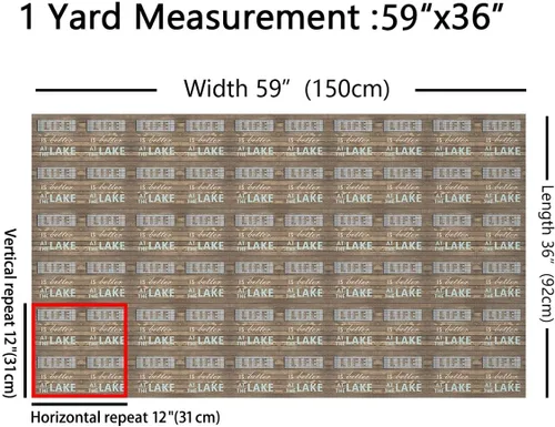 Vista 2 de The Yard - Tela de tapicería de 1 yarda para sillas, tela rústica de granja de The Yard para niños, tela decorativa impermeable para exteriores