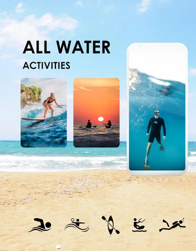 Vista 9 de Bolsa seca impermeable para teléfono, para playa, piscina, kayak, esnórquel, festivales. Mantén el teléfono a salvo del agua y la arena Esencial