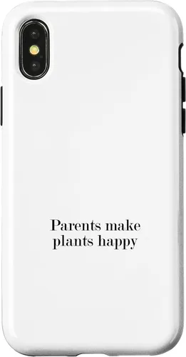 Vista 5 de iPhone XR Parents make plants happy Case