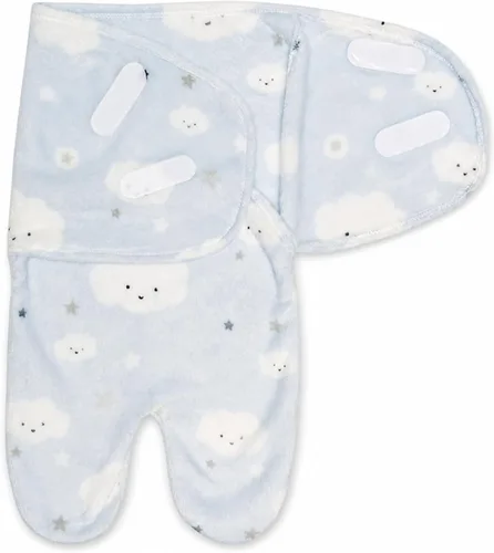 Vista 13 de EVERYDAY KIDS Manta envolvente para bebés de 0 a 3 meses para niños y niñas Osos y Arcoiris