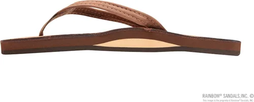 Vista 2 de Rainbow Sandals Cuero de lujo para mujer - Soporte de arco de una sola capa con correa estrecha de 12