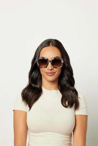Vista 7 de DIFF Sandra Designer - Gafas de sol cuadradas de gran tamaño para mujer, protección UV400