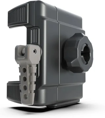 Vista 2 de Ciro 50213 Soporte para teléfono inteligente/GPS para manubrio con cargador (soporte para manubrio negro)
