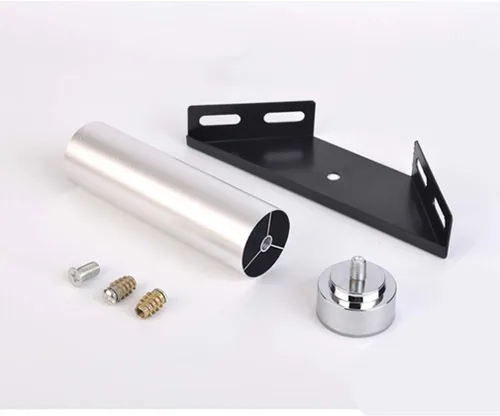 Vista 9 de Patas ajustables para cama de muebles, patas de repuesto de aleación de aluminio, patas de soporte de aleación de aluminio, conexión de código