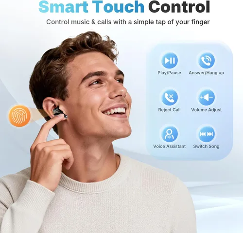 Vista 7 de Auriculares inalámbricos, auriculares Bluetooth 5.3 inalámbricos