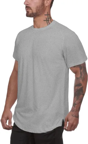 Vista 4 de Muscle Killer Camisetas deportivas activas para hombre, para gimnasio, entrenamiento, fisicoculturismo, fitness, casual, paquete de 13
