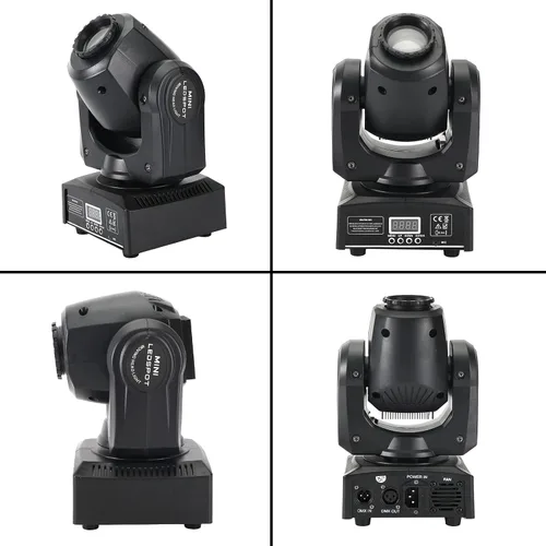 Vista 7 de Cabeza móvil 120 W 8 Gobo Iluminación de escenario RGBW LED DJ DMX Beam Bar Disco Party Light para Fiesta Boda Cumpleaños Navidad Vacaciones