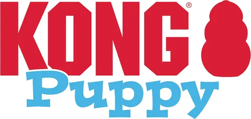 Vista 11 de KONG Cachorro - Juguete masticable de goma natural para la dentición para perros - Juguete para perros rellenable para un tiempo de juego prolongado