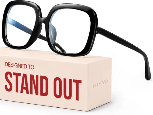 Vista 21 de miyya Blue Light Blocking Glasses for Women, Blue Light Glasses for Women Oversized Fashion Glasses