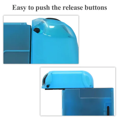 Vista 3 de Case Compatible with Nintendo Switch, Fit The Dock Station, Protective Accessories Cover Compatible with Joy Con Controller and Console Dockable
