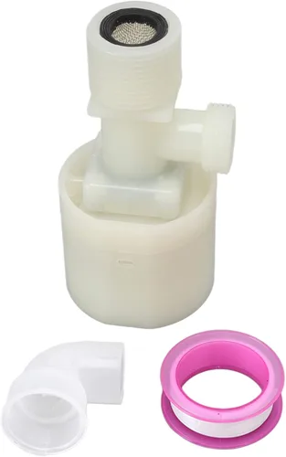Vista 6 de Water Level Control Valve Automatic Valve Plastic Floating Ball Controller Water Tower Switch Internal Passage Male G1
