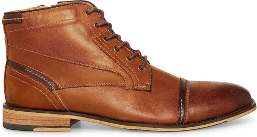 Vista 11 de Steve Madden Jefries - Botines para hombre Botas casuales Marrón (Dark Tan)