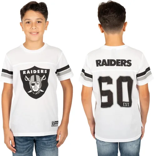 Vista 27 de Ultra Game NFL - Camiseta de malla vintage para niños