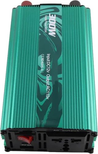 Vista 6 de Inversor sinusoidal puro, inversores de corriente de 3000 W, convertidor de CC a CA, inversores de potencia sinusoidal de aleación de aluminio, Verde