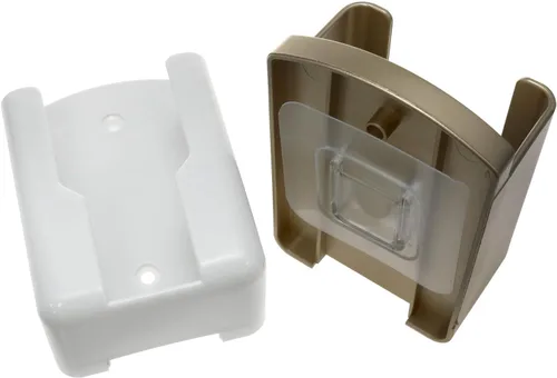 Vista 3 de Lovelysp - Cajas de almacenamiento autoadhesivas para aire acondicionado, soportes para control remoto con tornillos para cocina, sala de estar
