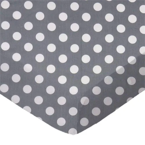 Vista 11 de SheetWorld - Sábana bajera ajustable de 100 % algodón percal, para jugar Joovy 38 x 38 pulgadas, círculos de colores, negro, fabricada en Estados