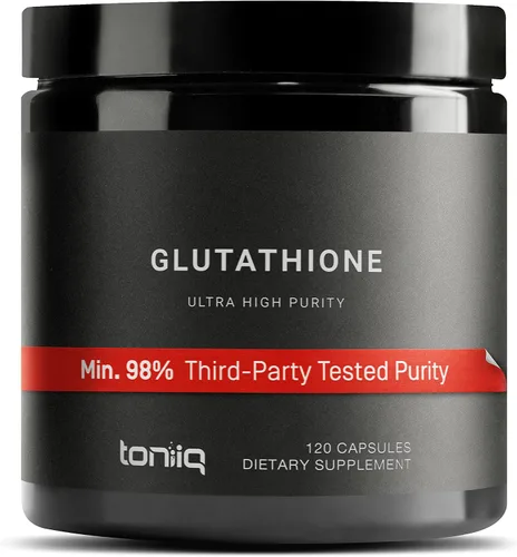 Vista 11 de Toniiq Cápsulas de glutatión de ultra alta resistencia certificadas por NSF - Fórmula concentrada de 1000 mg - 98% más altamente purificadas