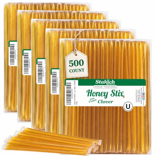 Vista 4 de Stakich Stix de Miel de Trébol (100 unidades)