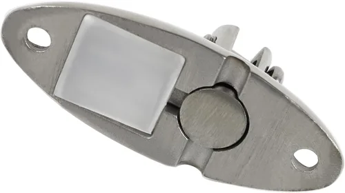 Vista 4 de Bimini top Deck Hinge 316 Stainless Steel Bimini Top Hardware Deck Side Mount Quick Release Fittings Marine Bimini Top Parts for Boats with Screws