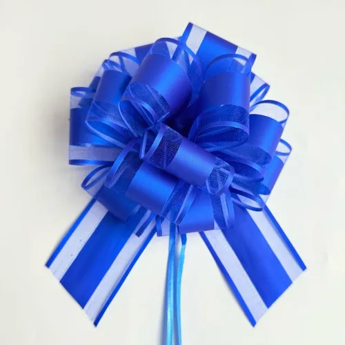 Vista 8 de 6 piezas de lazos de tirar, lazo de regalo verde frijol, 6 pulgadas, Navidad, fiesta, regalo de cumpleaños, boda, lazos de cinta para envolver cajas