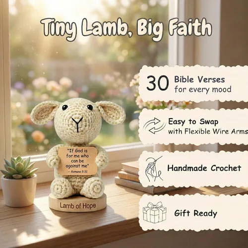 Vista 2 de The Lamb of Hope 30 tarjetas de oración con versículos bíblicos empoderadores – 6 categorías para cada estado de ánimo, regalos religiosos