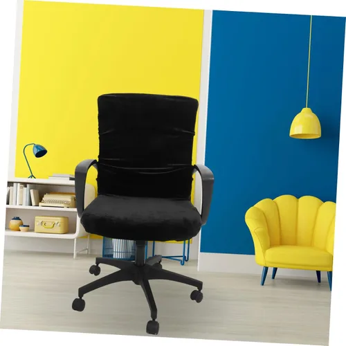 Vista 3 de Funda para silla de oficina elástica elástica de poliéster moderno protector para comedor