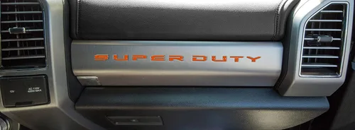 Vista 20 de TufSkinz - Letras adhesivas para la caja de guantes Super Duty - Compatibles con Super Duty 2017-2022