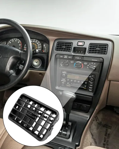 Vista 3 de 2 unidades de salpicaderos ventilación de aire negro 55063-35030 apto para Toyota 4runner 1996 Compatible con Toyota 4runner 1996 1997 1998 1999
