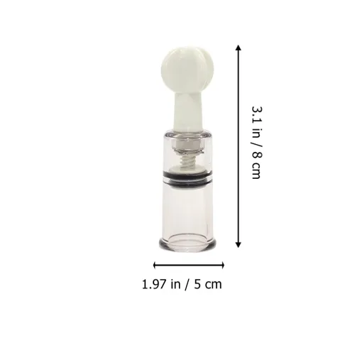 Vista 3 de Ciieeo 4 ventosas de pezón corrector de pezones para extractor de pezones invertido o extensor de pezones potenciadores de pezones para niñas