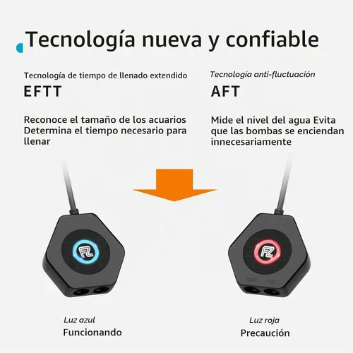 Vista 3 de Sistema ATO del acuario de FZONE, QST2.0 Auto Top Off Controller para los tanques