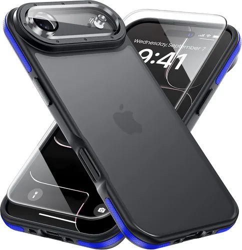 Vista 55 de Yriklso 3 en 1 Funda Magnética Fuerte para iPhone Air, 1X Protector de Pantalla + 1X Protector de Lente de Cámara, Cubierta Protectora a Prueba