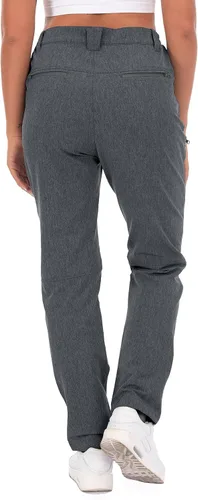 Vista 3 de Little Donkey Andy Pantalones de senderismo cargo de peso medio para mujer, UPF 50+, pantalones casuales de viaje con bolsillos XS-XXL