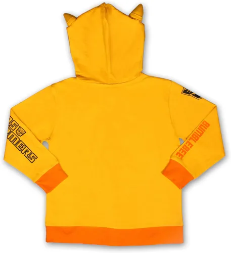 Vista 2 de Hasbro Transformers Optimus Prime and Bumblebee - Sudadera con capucha para niños pequeños, azulrojoamarillo, Rojo
