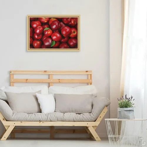 Vista 6 de Rompecabezas de manzanas rojas de frutas para adultos, rompecabezas de 1000 piezas, juguetes de bricolaje, regalos