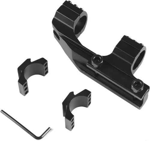 Vista 4 de MIZUGIWA Telescopio de montaje de anillo doble de 1 pulgada con punta plana en voladizo