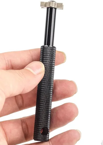Vista 6 de HIFROM Afilador de ranuras con 6 cabezales – Afilador de ranuras para palos de golf, herramienta de reranurado y limpiador para todos los hierros